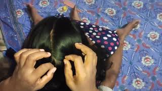 Long hair nitpicking by husband [upl. by Clie]