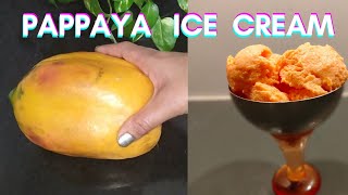 How to prepare Pappaya ice creamPappaya ice cream recipe tamilPappaya ice cream jomagizhs kitchen [upl. by Carlyle]