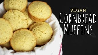 Vegan Cornbread Muffins [upl. by Sixela]