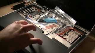 Alienware M17X R2 laptop GTX580 video card upgrade [upl. by Coffee914]