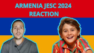 🇦🇲 Armenia Leo  Cosmic Friend Junior Eurovision 2024 reaction [upl. by Ethelyn]