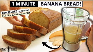 Banana Bread Recipe in a blender [upl. by Layla]