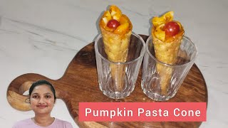 Kyare na joyu na khadu Pumpkin Pasta Cone [upl. by Anaert898]