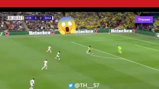 Karim Adeyemi open goal miss vs Real Madrid UCL Final  😱😱😱😱 [upl. by Soll]