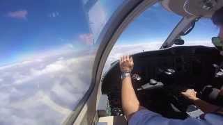 Citation CJ3  SBVT  SDTF Cockpit View [upl. by Ailla]