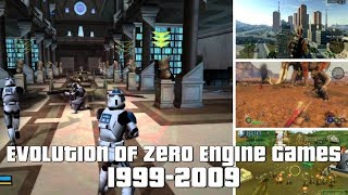 Evolution of Zero Engine Games 19992009 [upl. by Sherwynd]