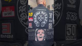 Custom 1of1 Chrome Hearts Carhartt Vest carhartt custom diy denzelcurry streetwear biker [upl. by Marika]