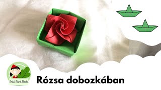 🌹🌹🌹 Rózsa hajtogatás  lépésről lépésre  Erdei Manó Mesék 🌹🌹🌹 [upl. by Dira]