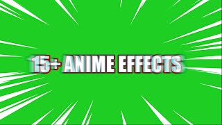 Green Screen Anime 15  Effects 4K  Free Download Link [upl. by Brunelle380]