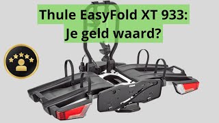 Thule Easyfold XT 933 fietsendrager Test amp Review [upl. by Neb]