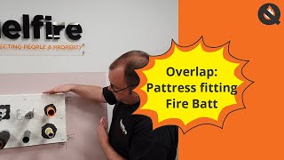 Firestopping Tested Detail Pattress Fire Batt with Overlap [upl. by Justicz]