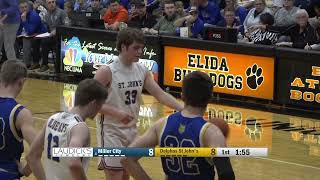 Miller City vs Delphos St Johns Boys Basketball 352024 [upl. by Zasuwa]