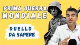 Prima Guerra Mondiale RIASSUNTO Breve e semplice [upl. by Teena687]