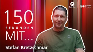 150 Jahre Schindler – 150 Sekunden mit… Stefan Kretzschmar [upl. by Nadroj]