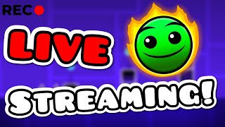 🔴 LIVE  Geometry Dash  100 levels 😎 [upl. by Toney]