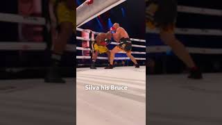 Anderson Silva knocked out Tito Ortiz in honor of Bruce Lee shorts [upl. by Delmar]