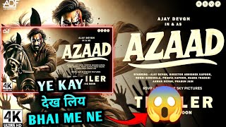 AZAAD MOVIE 😱 Ka Trailer Review update 😱🔥 Azaad Movie Review 🔥 Azaad Movie New Update 🎬😱Azaad 2025 [upl. by Ardnayek]