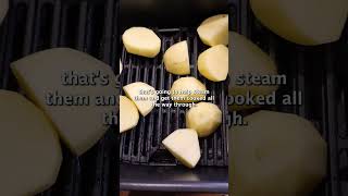 Air fryer roasties 🥔 airfryer roastpotatoes potato easyrecipe dinner [upl. by Nhepets]