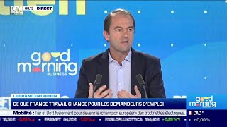 Thibaut Guilluy France Travail  Le pleinemploi estil possible dici à 2027 [upl. by Chew326]