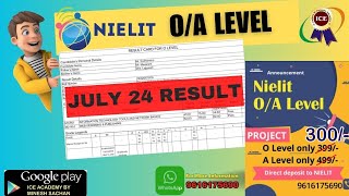 Nielit OA level Result July24 [upl. by Trab]