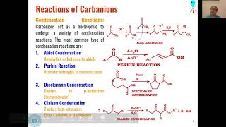 Reactions of Carbanions [upl. by Thorrlow]