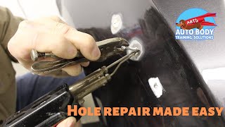 Hole repair without welding [upl. by Ginsberg570]