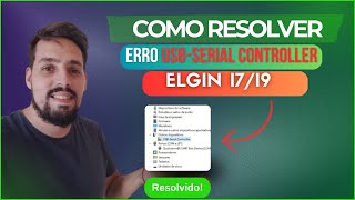 COMO RESOLVER ERRO USBSERIAL CONTROLLER [upl. by Island]