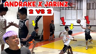 NAPALABAN NG 2v2 SI ANDRAKE AT JARINZ SA BASKETBALL [upl. by Zorana]