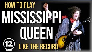 Mississippi Queen  Mountain  Guitar Lesson [upl. by Keely499]