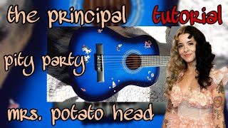 3 canciones de Melanie Martinez tutorial guitarra [upl. by Ennove213]