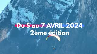 Le Testival de parapente de Samoëns  du 5 au 7 avril 2024 [upl. by Ennairac471]