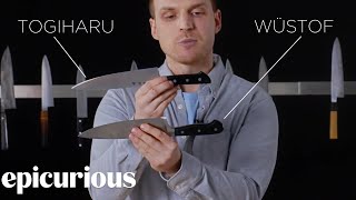 Knifemaker Explains The Difference Between Chefs Knives  Epicurious [upl. by Aramad]