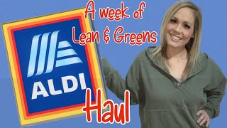 Aldi Haul  Food for a Week Lean amp Green Meals [upl. by Mojgan627]