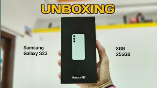 Samsung Galaxy S23 Unboxing amp First Impressions 🎉 [upl. by Ilocin8]