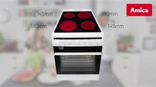 508CE2MSW Freestanding Electric Cooker With Ceramic Hob [upl. by Nnaeiram]