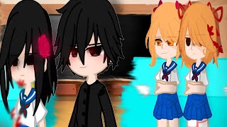 Yandere simulator react to Ayano and Osana pt 2 By Diarnela45 [upl. by Eatnod586]