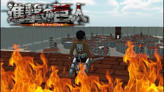 Roarks Attack on Titan Fan Game [upl. by Etessil]