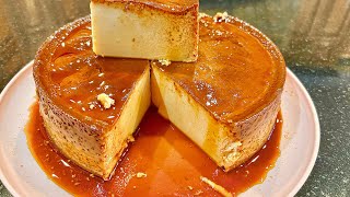 Flan napolitano con queso crema muy cremosito [upl. by Maillil]