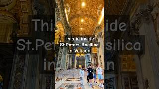 The breathtaking biggest church in the world StPeters Basilica in Vatican vaticancity basilica [upl. by Jovita]