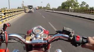 Royal Enfield classic 350 mileage test 2018 [upl. by Anatniuq]