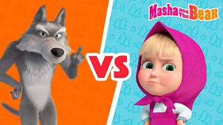 Masha and the Bear 2024 👧 Masha vs The Wolves 🐺🆚 Best episodes cartoon collection 🎬 [upl. by Sirrep742]