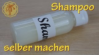 Shampoo selber machen  mit milden Tensiden [upl. by Eizdnil]