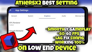 Aethersx2 Emulator Best Settings For All Android Phones  60 FPS No Lag Setting For Aethersx2 [upl. by Cooper]