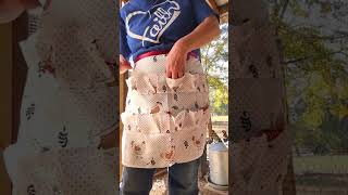 You know you are a country girl when you get excited over an egg apron from a sweet friend [upl. by Yentiw]