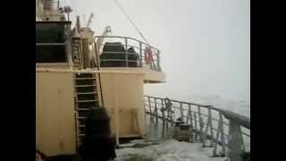 icebreaker cruise across the frozen sea in Lapland Finland [upl. by Saraiya214]