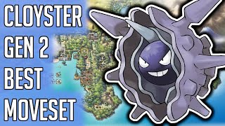 Cloyster Gen 2 Best Moveset  Cloyster Best Moveset Moves Pokemon Gold Silver Crystal [upl. by Ennahtebazile]