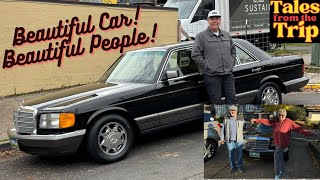 Pt1 1800mi We fly into Portland OR and buy a beautiful 1984 500SEL from beautiful People [upl. by Asyl]