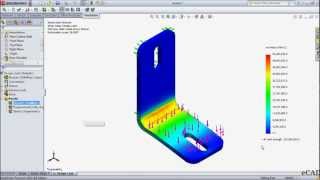 SettingUp amp Running a SolidWorks Simulation Study [upl. by Northey]