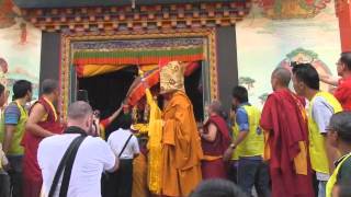 Cremation of Kyabje Tenga Rinpoche Part 1 [upl. by Gniy]