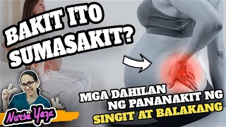 BAKIT MASAKIT ANG SINGIT AT BALAKANG NG ISANG BUNTIS [upl. by Clorinde]